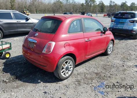 2012 Fiat 500 Pop z USA, uszkodzony, nr VIN 3C3CFFAR7CT335912
